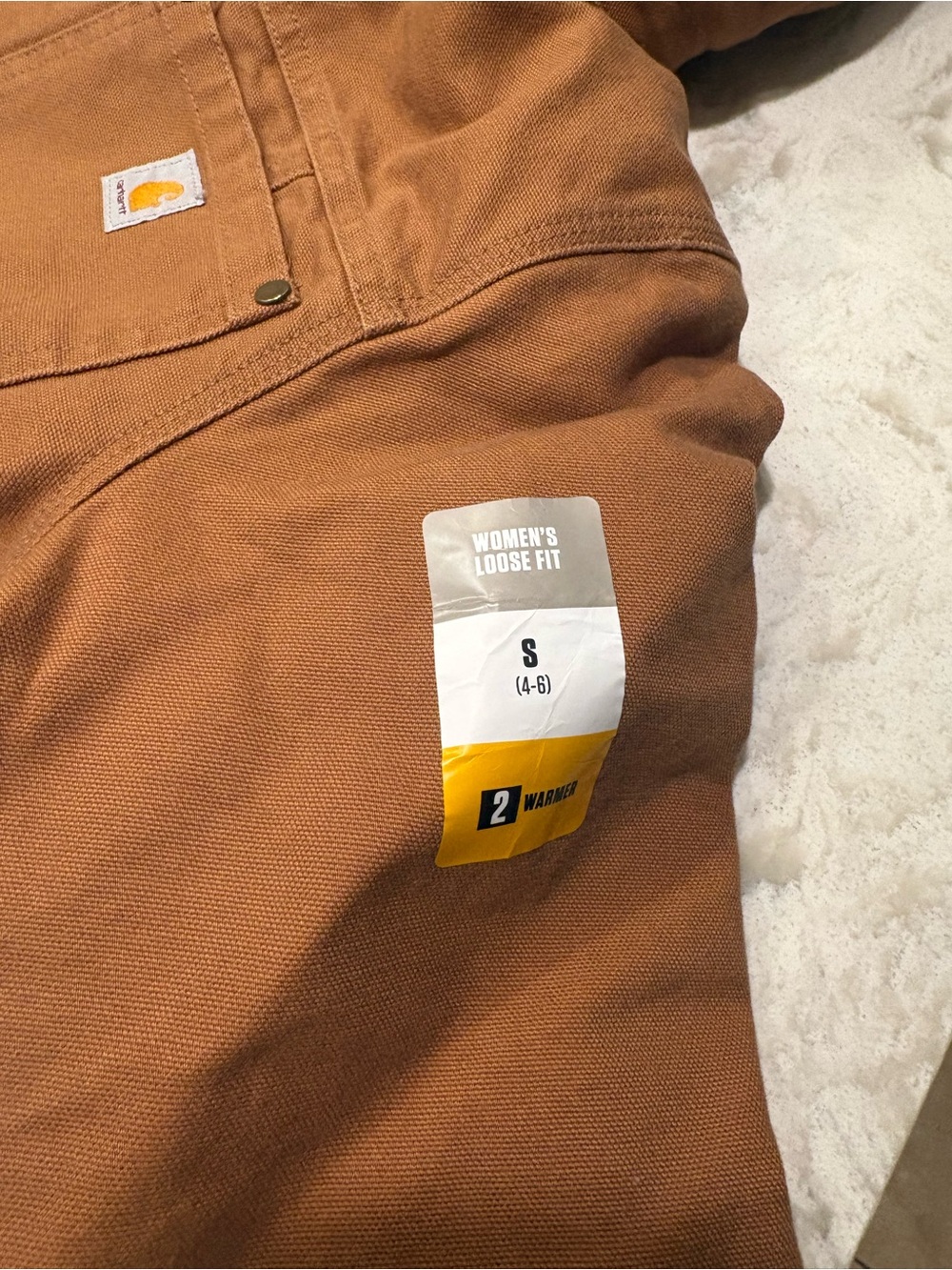 Carhartt Hooded Duck Canvas Field Coat in Brown - Picture 2 of 3